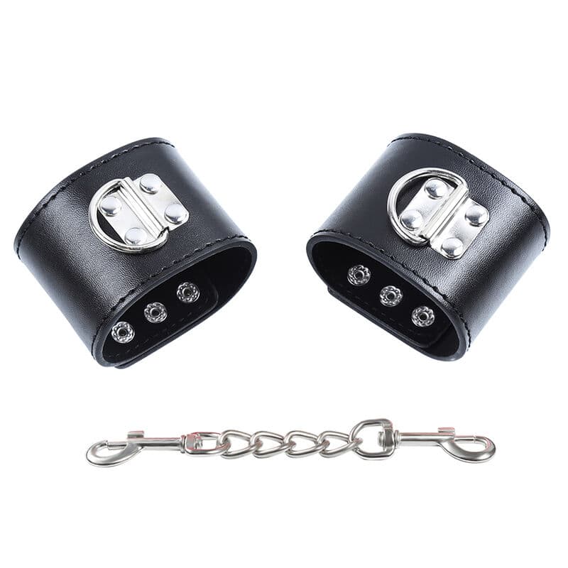 OHMAMA FETISH - WRIST RESTRAINTS SNAP FASTEN METAL thumb 7