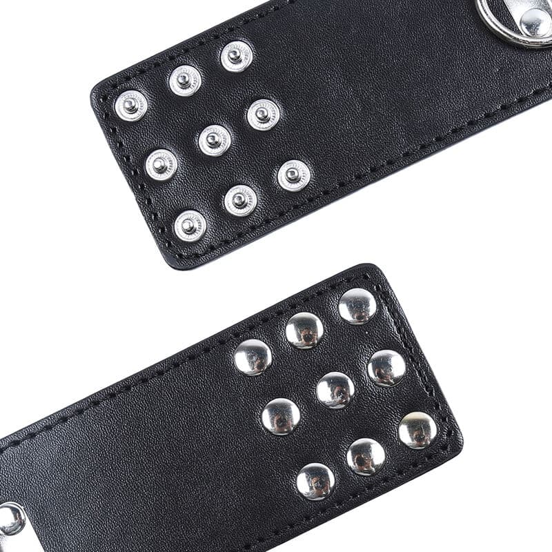 OHMAMA FETISH - WRIST RESTRAINTS SNAP FASTEN METAL thumb 9