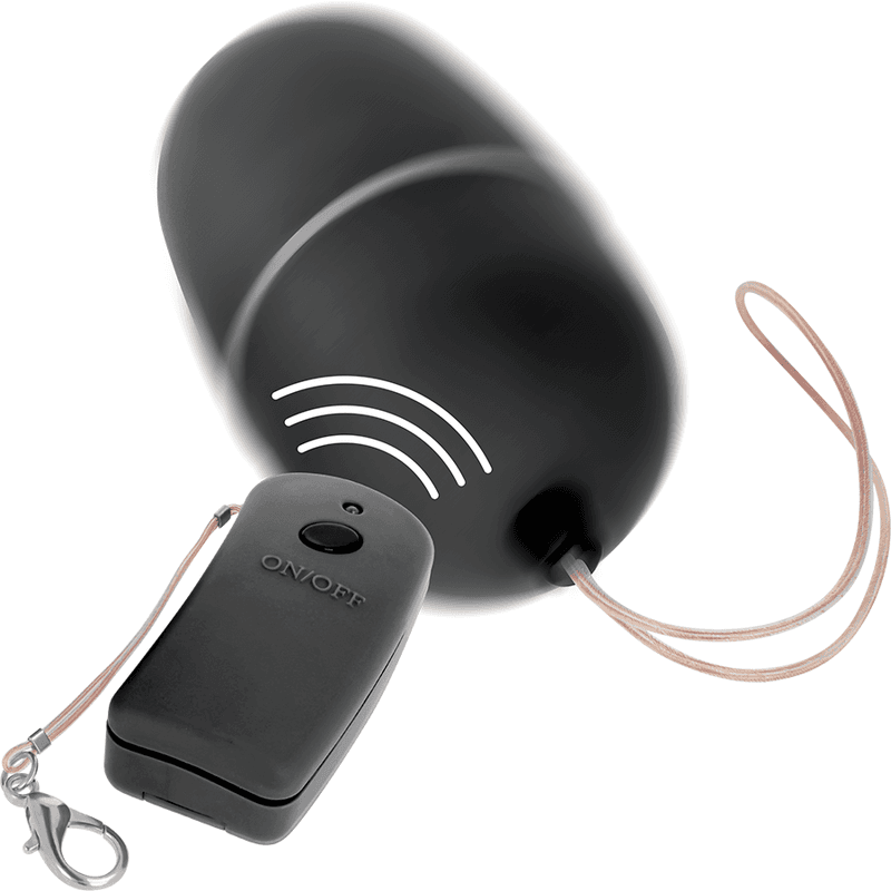 ONLINE - REMOTE CONTROLLED VIBRATING EGG BLACK thumb 2