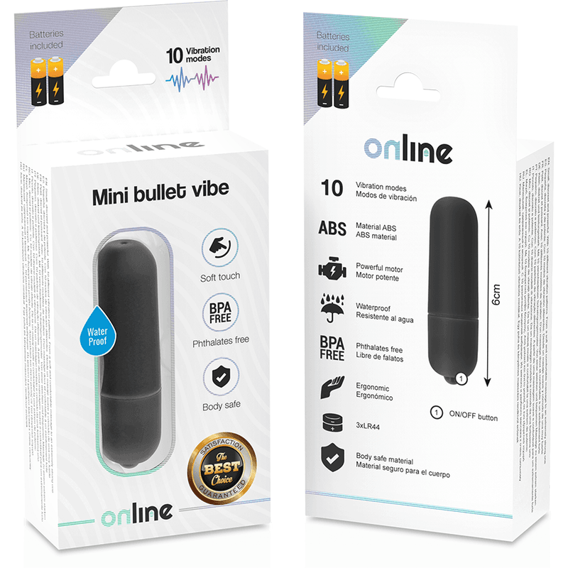 ONLINE - MINI BULLET VIBE BLACK thumb 4