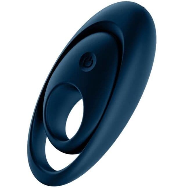 SATISFYER - GLORIOUS DUO RING VIBRATOR BLUE thumb 1