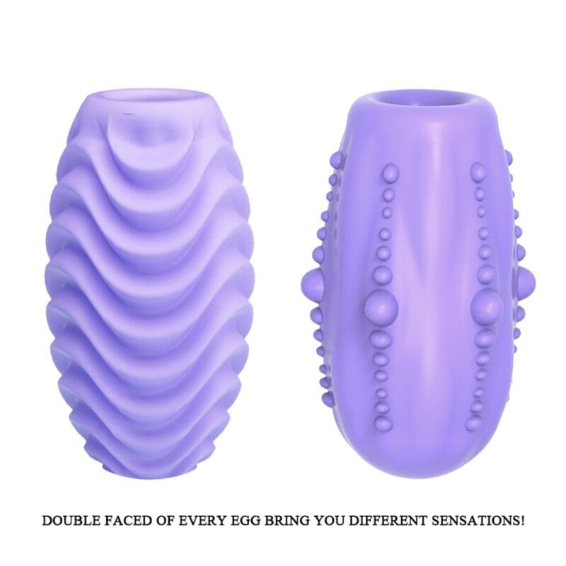 PRETTY LOVE - DOUBLE SIDED LILAC MASTURBATOR EGG thumb 3