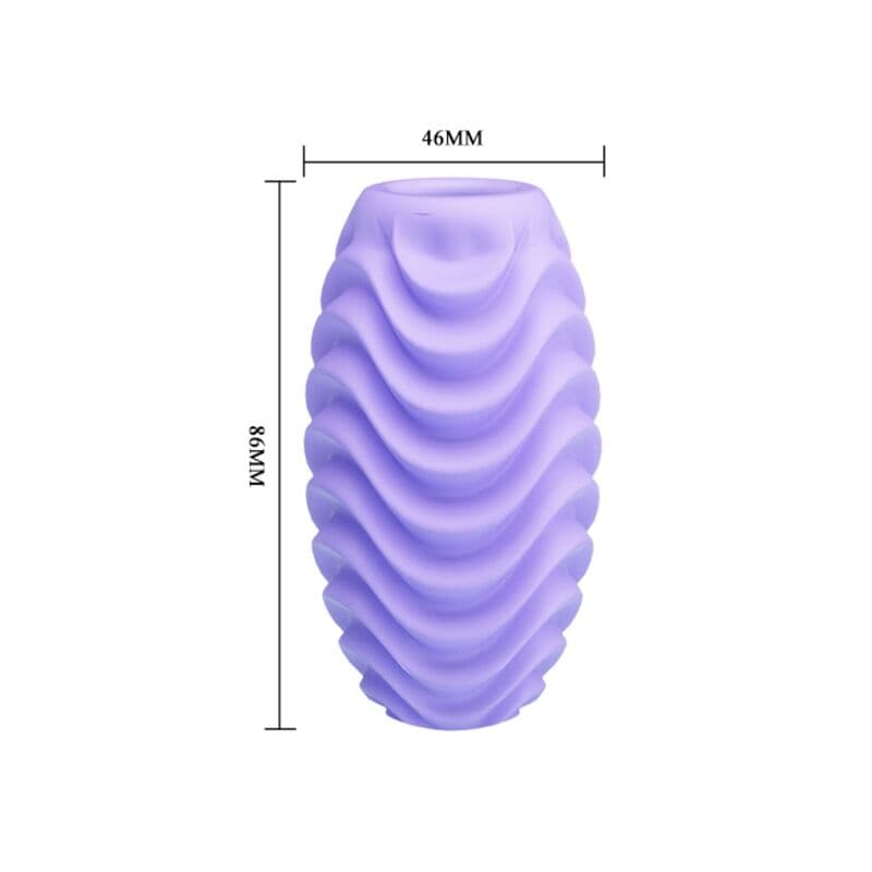 PRETTY LOVE - DOUBLE SIDED LILAC MASTURBATOR EGG thumb 4