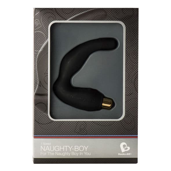 ROCKS-OFF - NAUGHTY-BOY MALE G-SPOT MASSAGER 7 V BLACK thumb 2