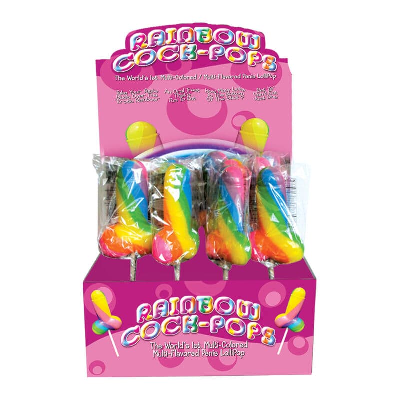PRIDE - SPENCER & FLEETWOOD RAINBOW COCK LGBT LOLLIPOP thumb 2
