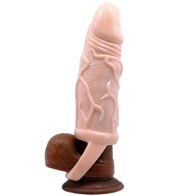 BAILE - PENIS EXTENDER SHEATH WITH STRAP FOR TESTICLES 13.5 CM thumb 2