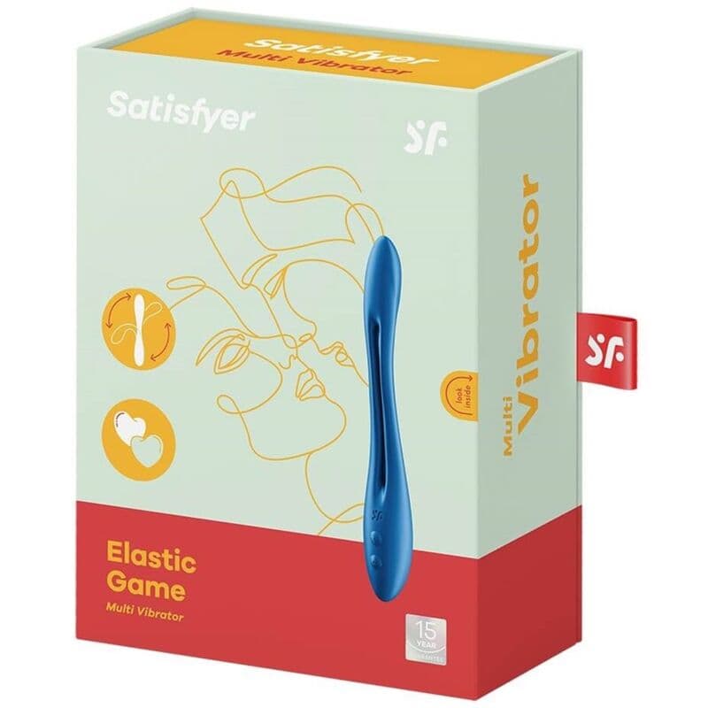 SATISFYER - ELASTIC GAME MULTI VIBRATOR BLUE thumb 4