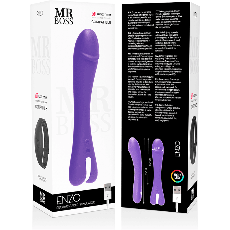 MR BOSS - ENZO VIBRATOR + WATCHME REMOTE CONTROL thumb 10