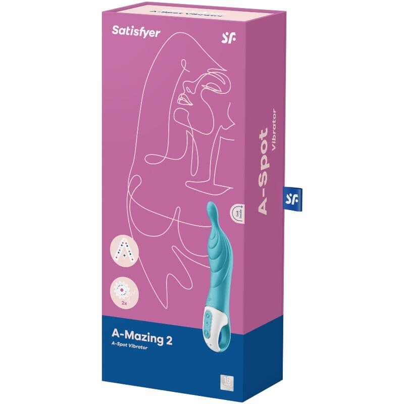 SATISFYER - AMAZING 2 ASPOT VIBRATOR TURQUOISE thumb 3