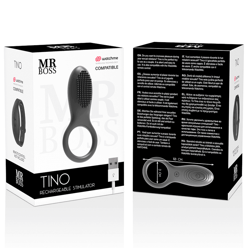 MR BOSS - TINO STIMULATING RING + WATCHME REMOTE CONTROL thumb 10