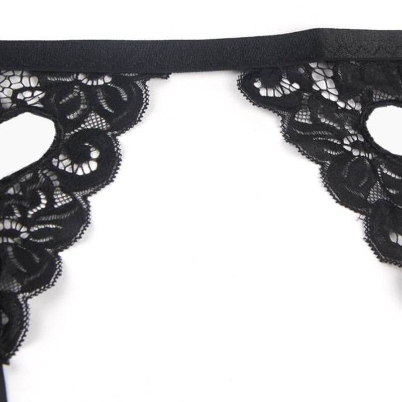 SUBBLIME - SET THREE PIECES SET BRA+ GARTER BELT + THONG L/XL thumb 4