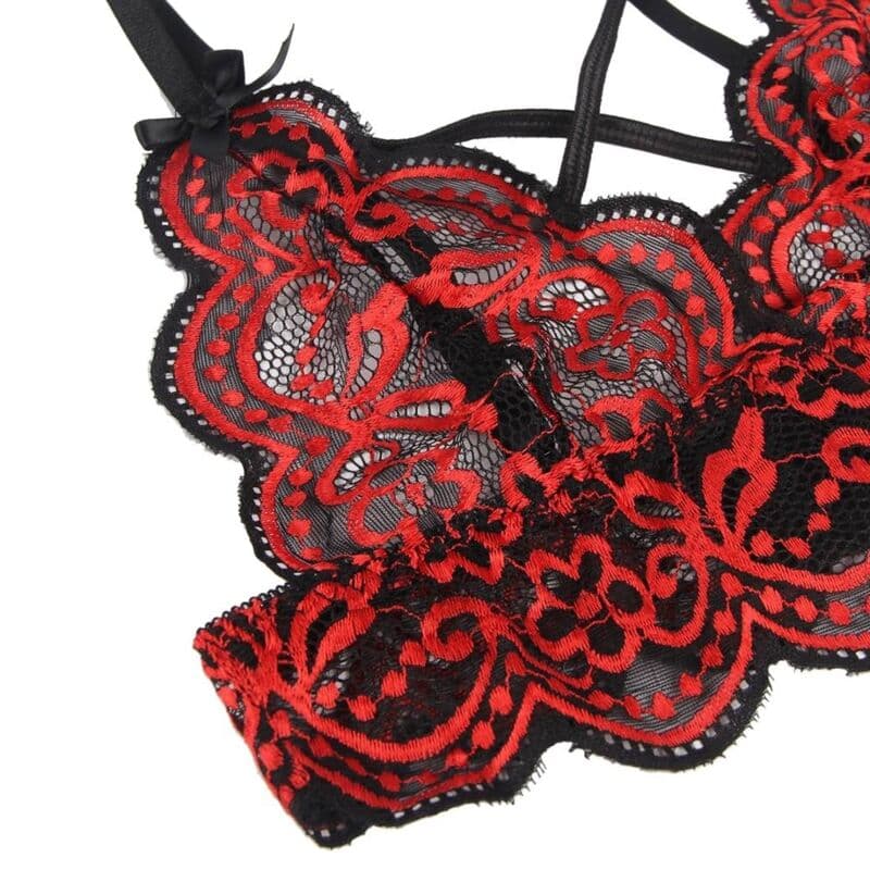 SUBBLIME - SET TWO PIECES SET LACE TOP AND PANTIES L/XL thumb 4