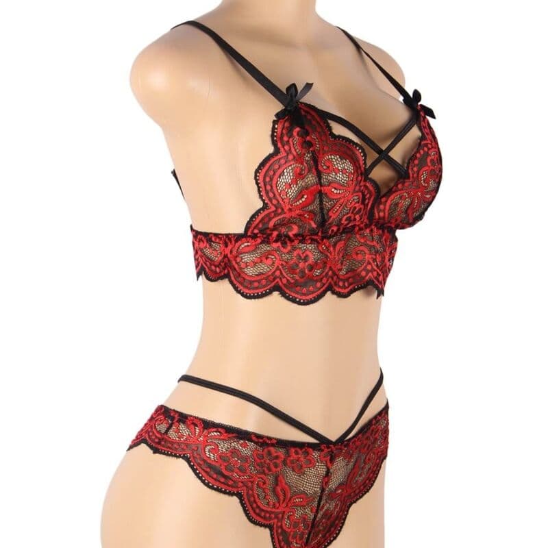 SUBBLIME - SET TWO PIECES SET LACE TOP AND PANTIES L/XL thumb 9