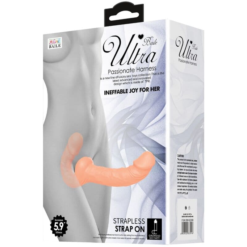 BAILE - ULTRA PASSIONATE DILDO WITH HARNESS WITHOUT SUPPORT thumb 3
