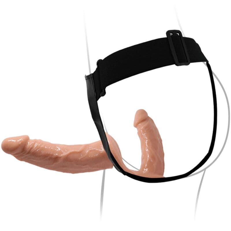 BAILE - ULTRA PASSIONATE DOUBLE DILDOS WITH HARNESS thumb 2