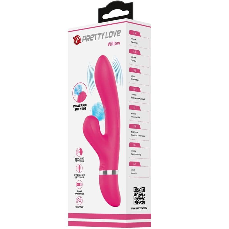 PRETTY LOVE - WILLOW RABBIT VIBRATOR AND SUCTION thumb 4