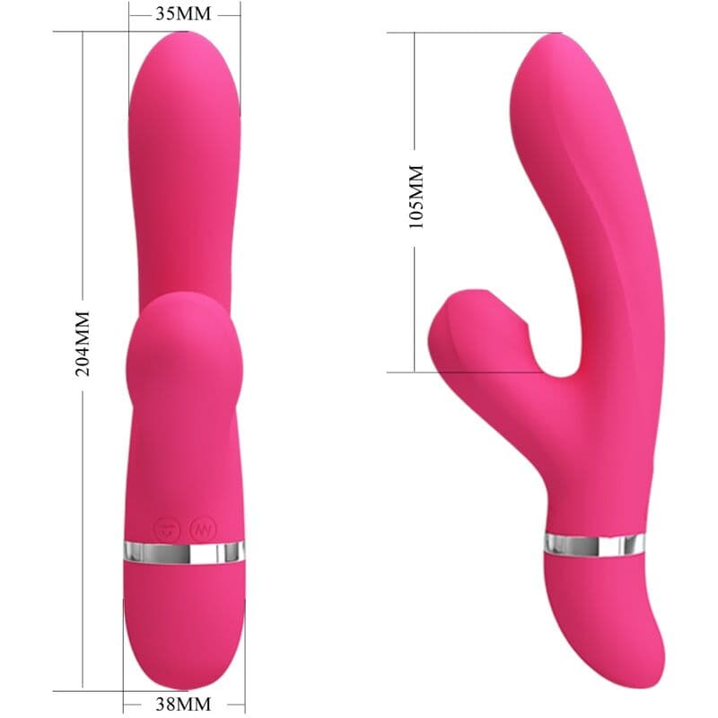 PRETTY LOVE - WILLOW RABBIT VIBRATOR AND SUCTION thumb 3