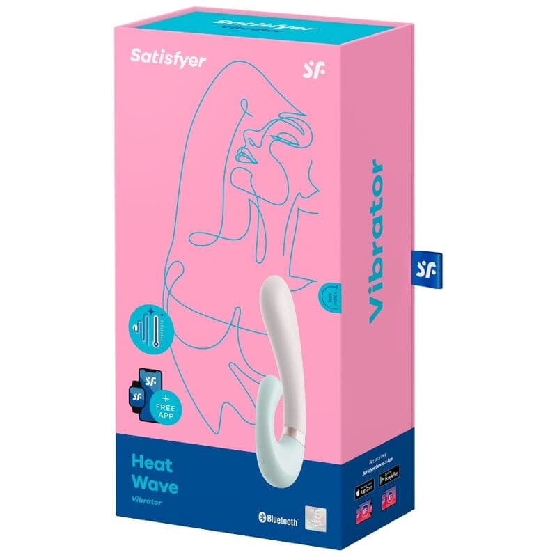 SATISFYER - HEAT WAVE VIBRATOR APP WHITE thumb 4