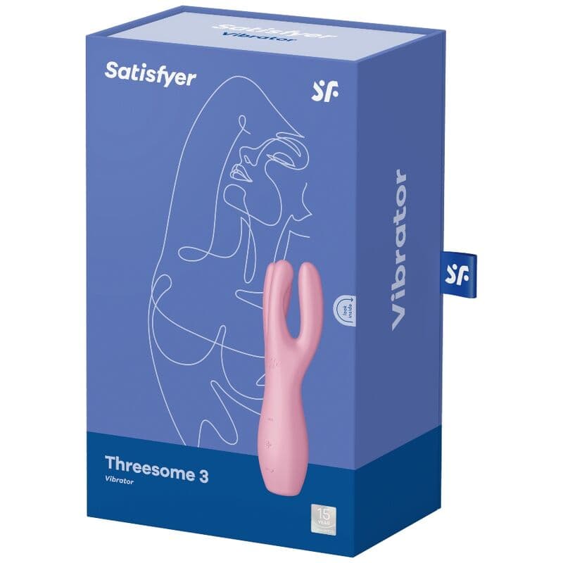 SATISFYER - THREESOME 3 VIBRATOR PINK thumb 4