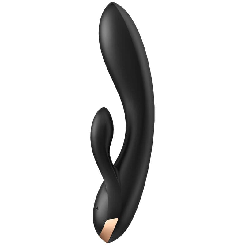 SATISFYER - DOUBLE FLEX VIBRATOR APP BLACK thumb 2