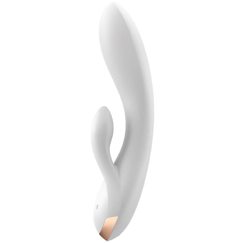SATISFYER - DOUBLE FLEX VIBRATOR APP WHITE thumb 2
