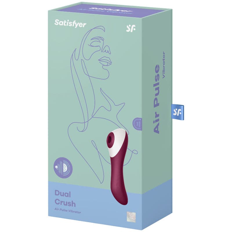 SATISFYER - DUAL CRUSH AIR PULSE VIBRATOR thumb 4