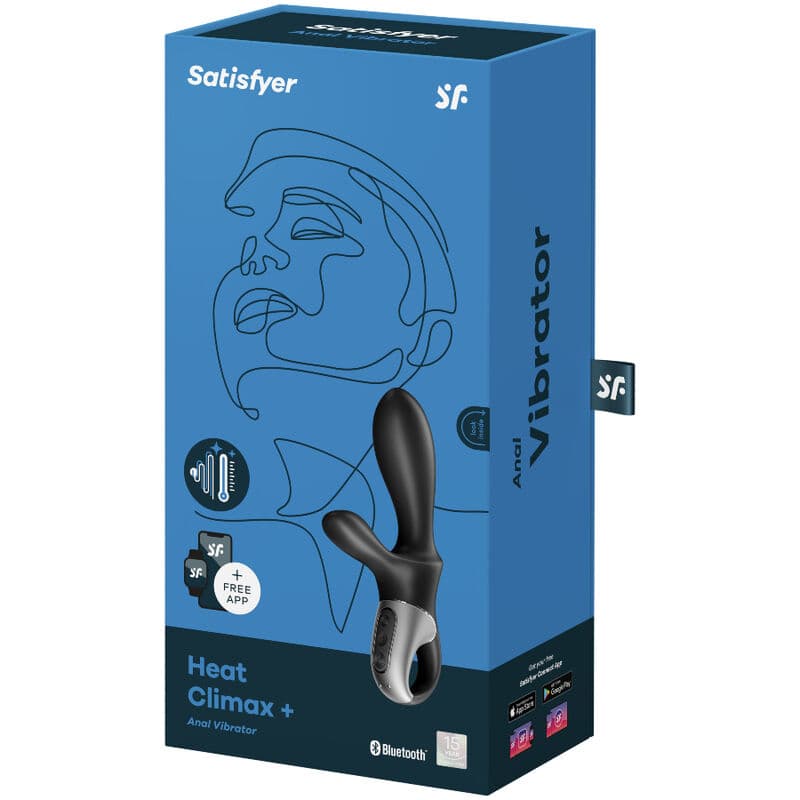SATISFYER - HEAT CLIMAX+ ANAL VIBRATOR APP BLACK thumb 4
