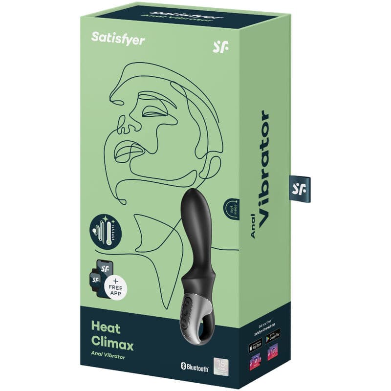 SATISFYER - HEAT CLIMAX ANAL VIBRATOR APP BLACK thumb 4