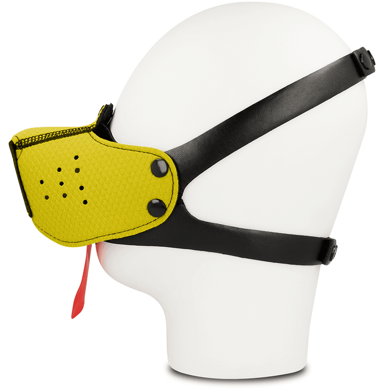 OHMAMA FETISH DOG MUZZLE - YELLOW thumb 2