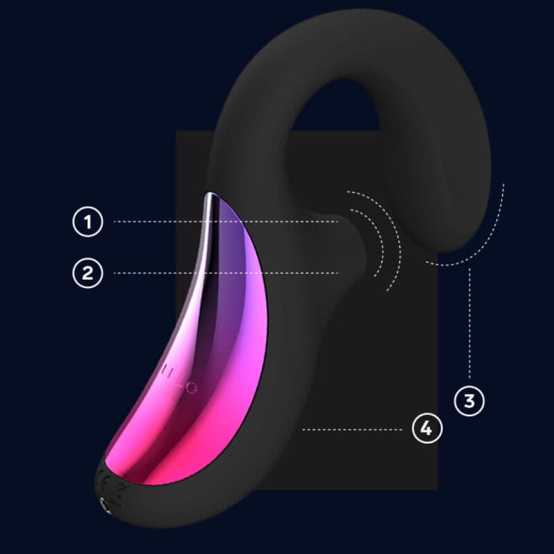 LELO - ENIGMA CRUISE DOUBLE STIMULATION SONIC MASSAGER BLACK thumb 3