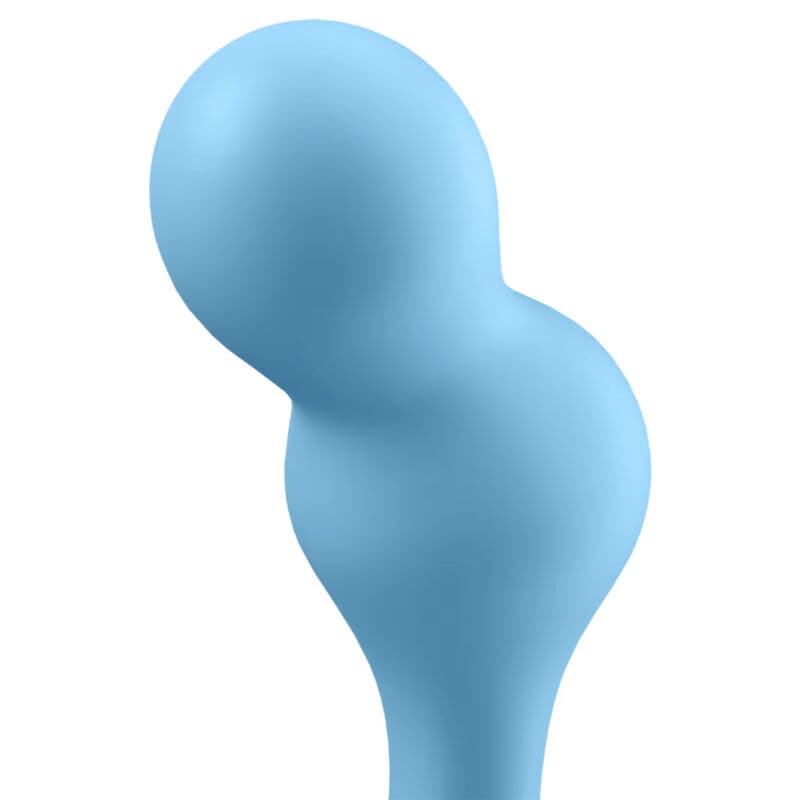 SATISFYER - DEEP DIVER VIBRATING PLUG APP BLUE thumb 3