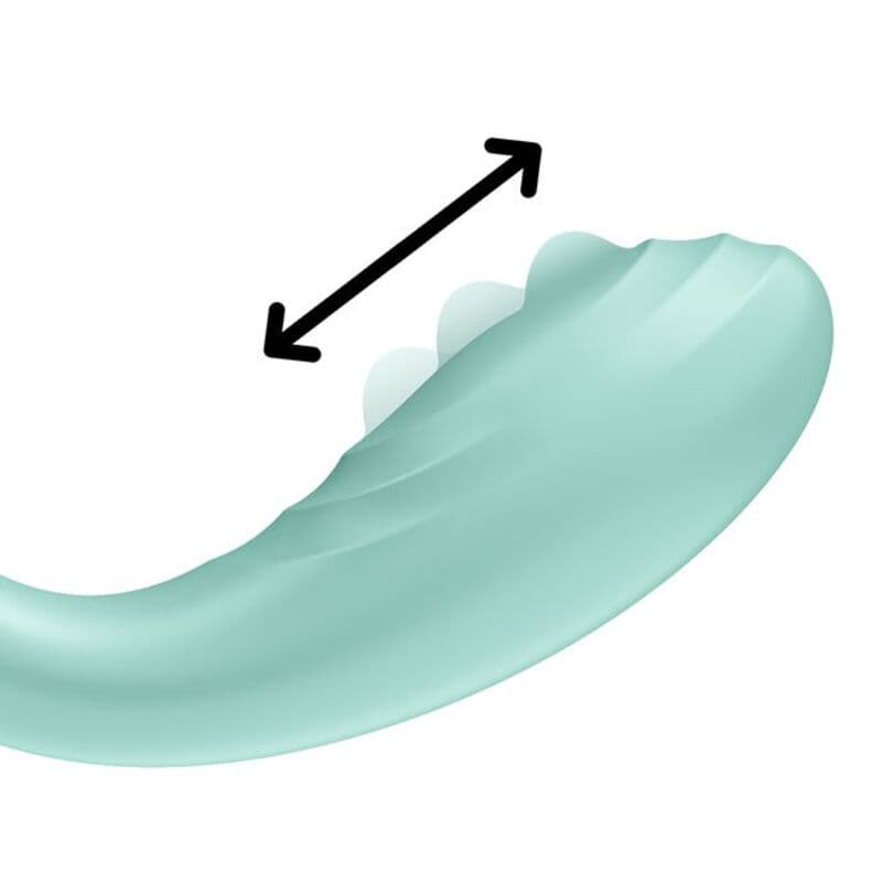 SATISFYER - RRROLLING PLEASURE GSPOT VIBRATOR GREEN thumb 2