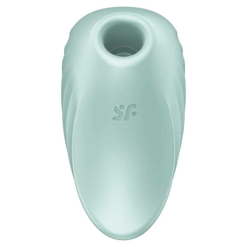 SATISFYER - PEARL DIVER AIR PULSE STIMULATOR & VIBRATOR GREEN thumb 2