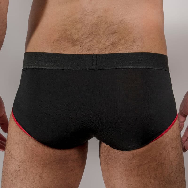 MACHO - MS24R BRIEF UNDERPANTS DARK RED XL thumb 3