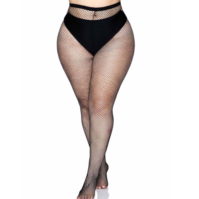 LEG AVENUE - BACKSEAM PANTYHOSE BLACK PLUS SIZE thumb 2