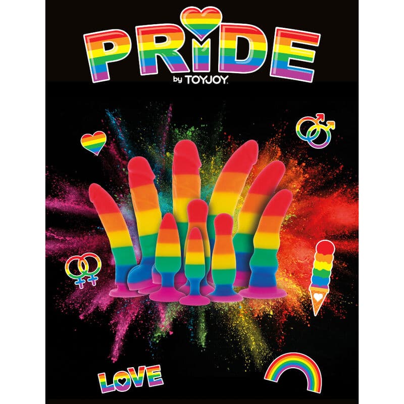 PRIDE - LGBT FLAG DILDO 15 CM thumb 3