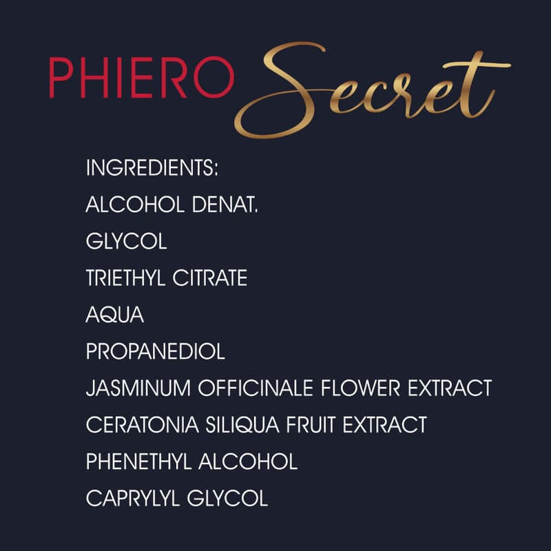 500 COSMETICS - PHIERO SECRET NATURAL ODORLESS COMBINATION FEMALE SEX HORMONES 15 ML thumb 2