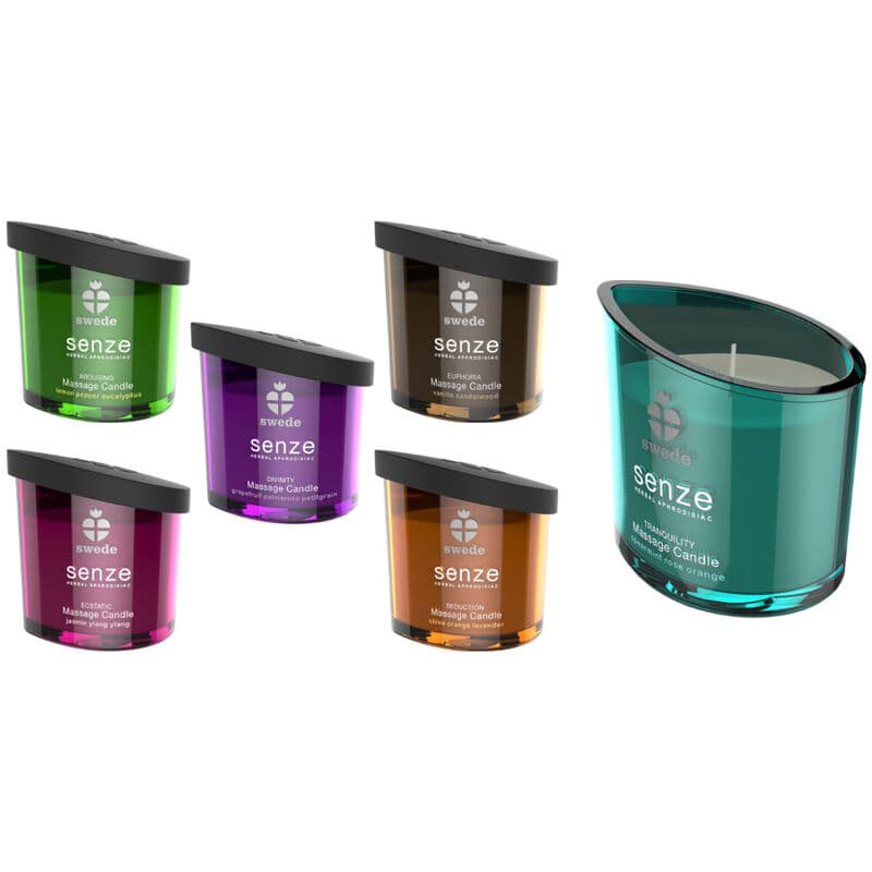 SWEDE - SENZE ECSTATIC MASSAGE CANDLE - JASMINE, YLANG YLANG thumb 2