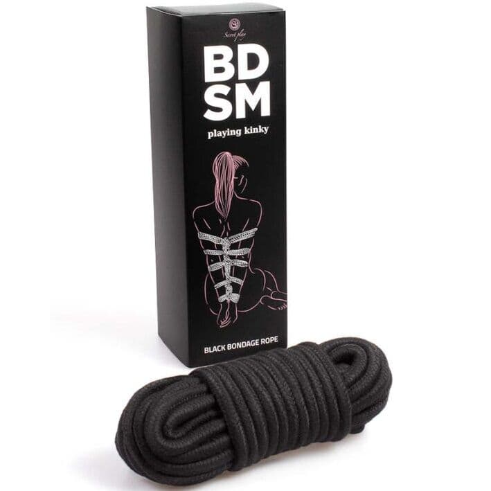 SECRETPLAY - BLACK BONDAGE ROPE BDSM COLLECTION thumb 2