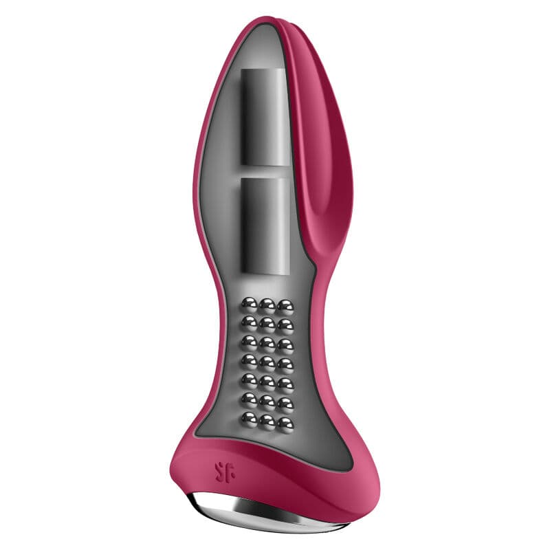 SATISFYER - ROTATOR PLUG 2+ VIBRATING PLUG APP RED thumb 2