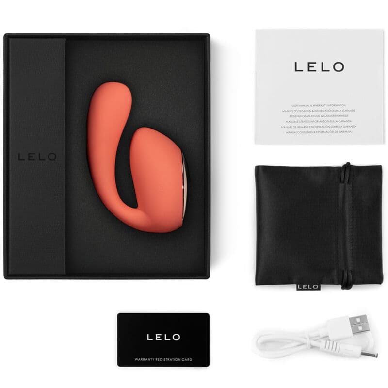 LELO - IDA WAVE CORAL COUPLES MASSAGER thumb 3