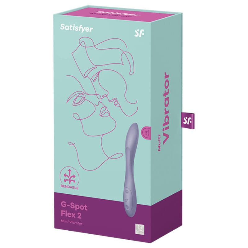 SATISFYER - G-SPOT FLEX 2 MULTI VIBRATOR PURPLE thumb 4