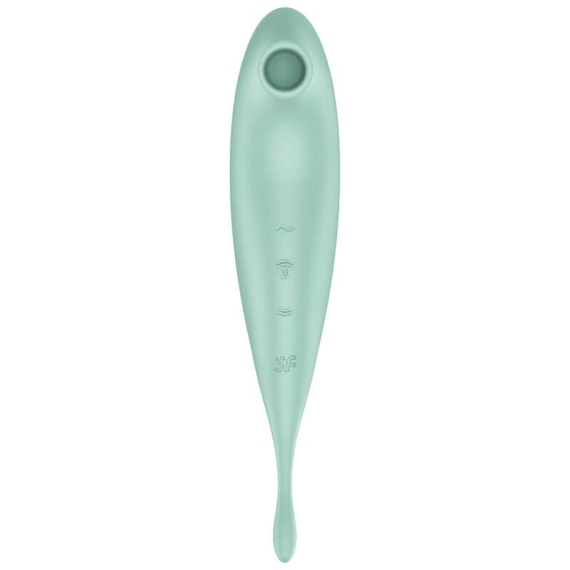 SATISFYER - TWIRLING PRO+ AIR PULSE STIMULATOR & VIBRATOR APP GREEN thumb 2