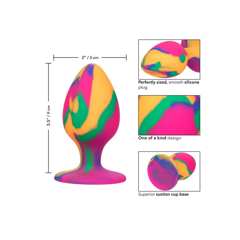 CALEXOTICS - CHEEKY LARGE TIE-DYE PLUG ANAL thumb 3