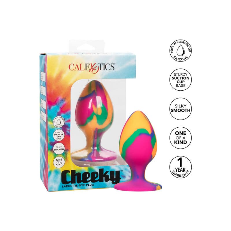 CALEXOTICS - CHEEKY LARGE TIE-DYE PLUG ANAL thumb 5