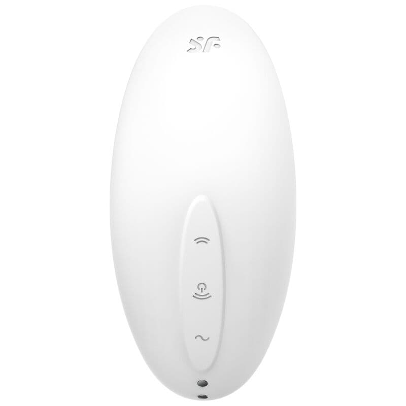 SATISFYER - VULVA LOVER 2 AIR PULSE STIMULATOR & VIBRATOR WHITE thumb 3