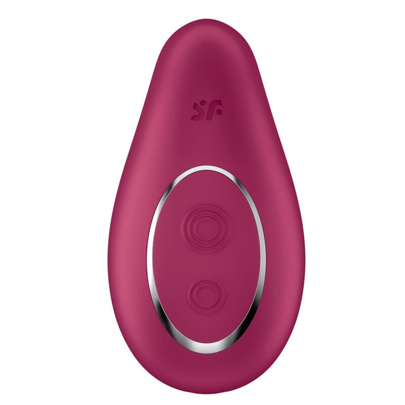 SATISFYER - DIPPING DELIGHT LAY-ON VIBRATOR RED thumb 2