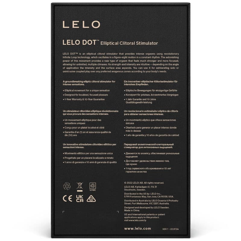 LELO - DOT CLITORIS STIMULATOR - AQUA GREEN thumb 3