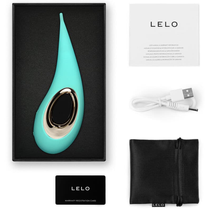 LELO - DOT CLITORIS STIMULATOR - AQUA GREEN thumb 2