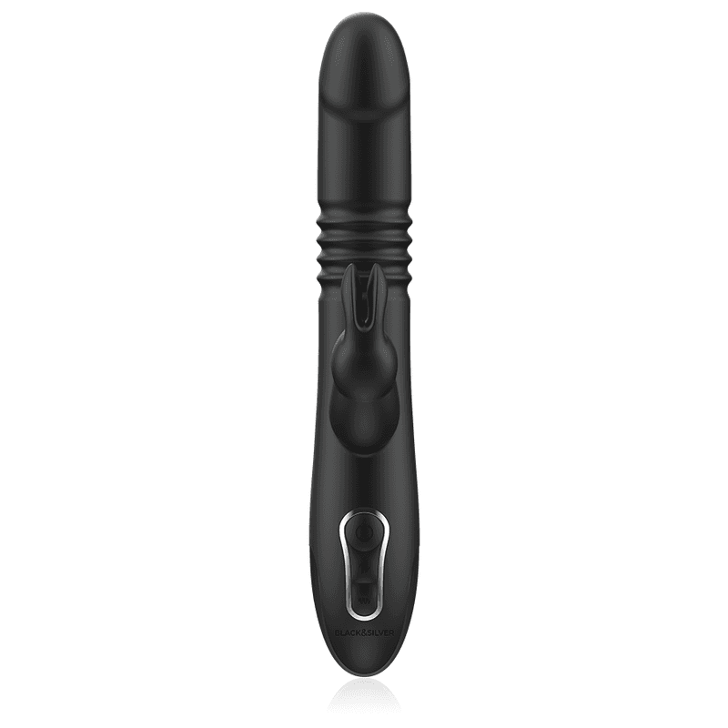 BLACK&SILVER - KENJI UP & DOWN RABBIT VIBRATOR + WATCHME REMOTE CONTROL thumb 6